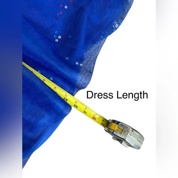 Disney/Minnie Mouse Girl’s Bow Print Heathered Jersey and Tulle Sequin Dress - Picture 7 of 7